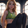 Rapunzel at the Gym 005