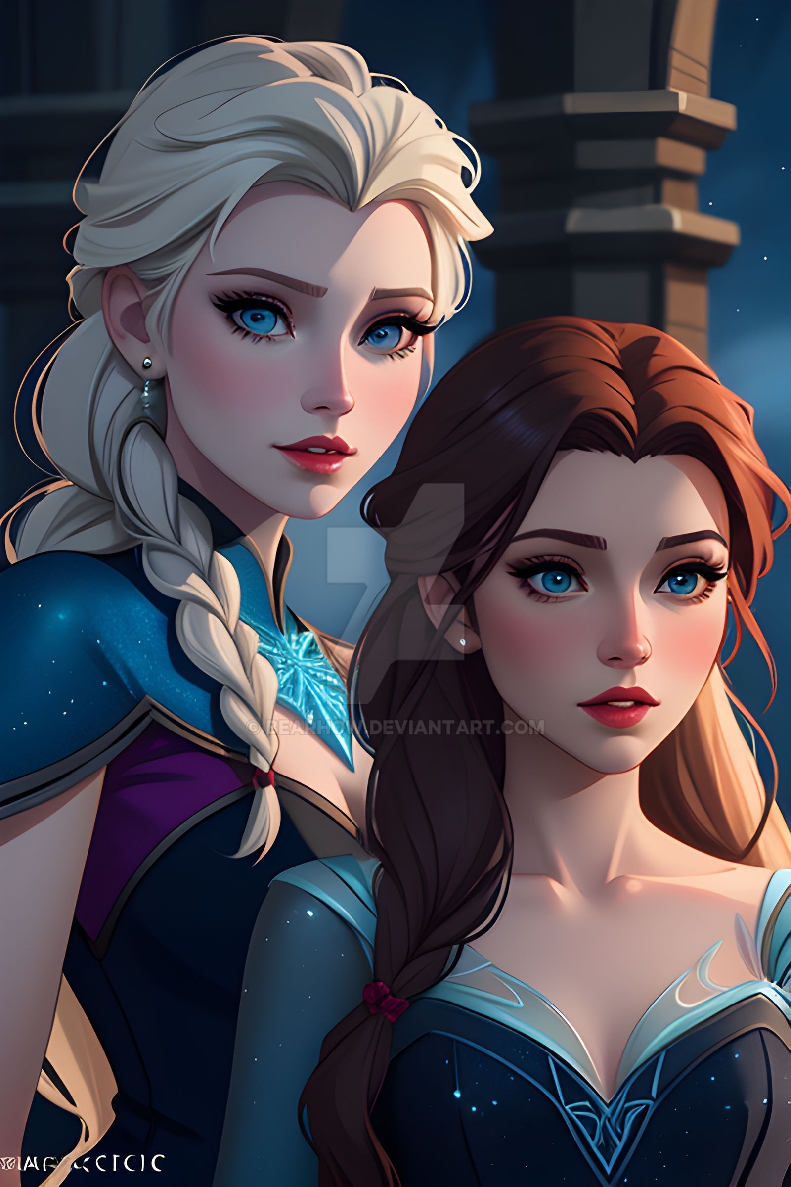 Anna and Elsa 008 by bearhow on DeviantArt
