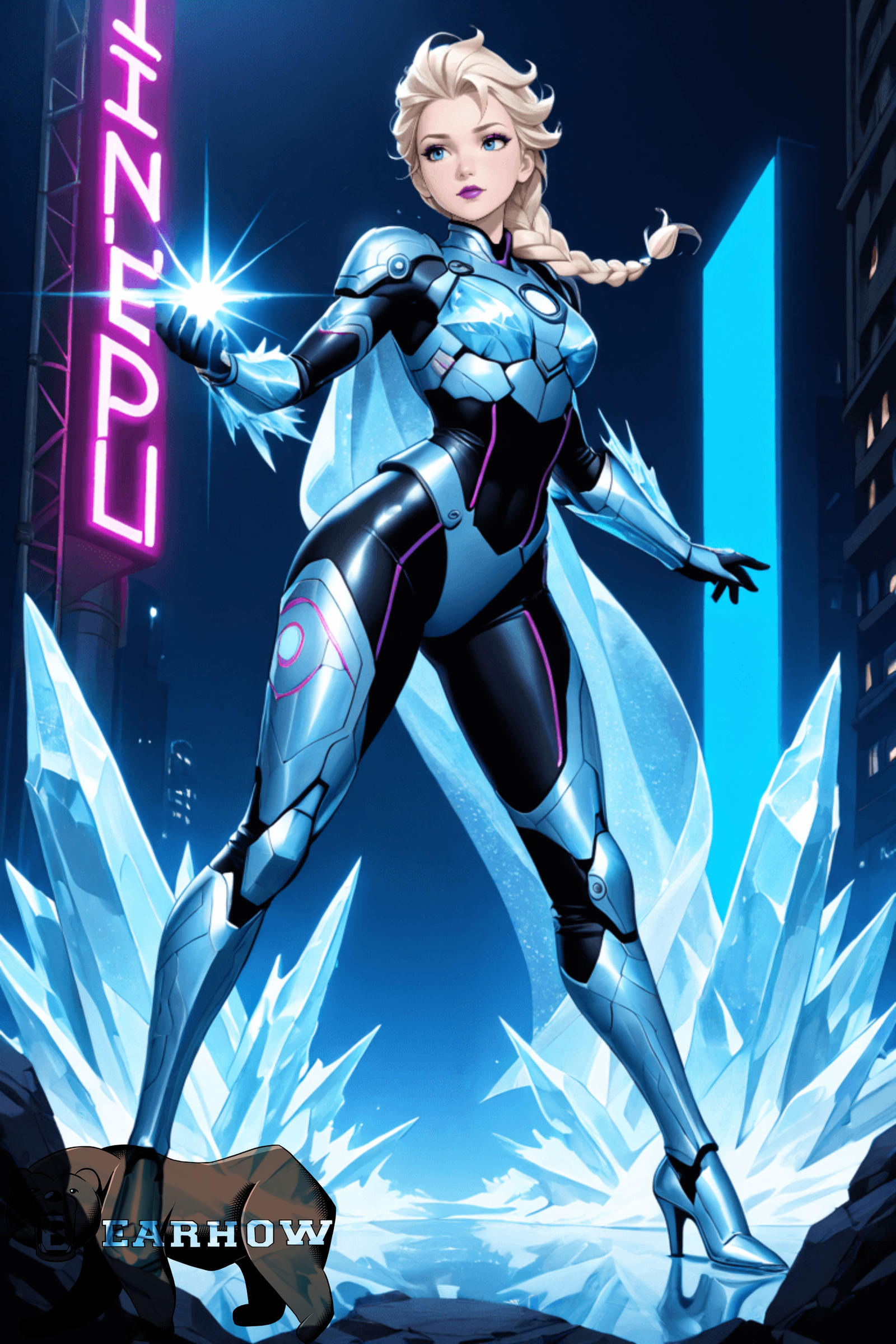 Iron Elsa Deviantart Iron Elsa by bearhow on DeviantArt