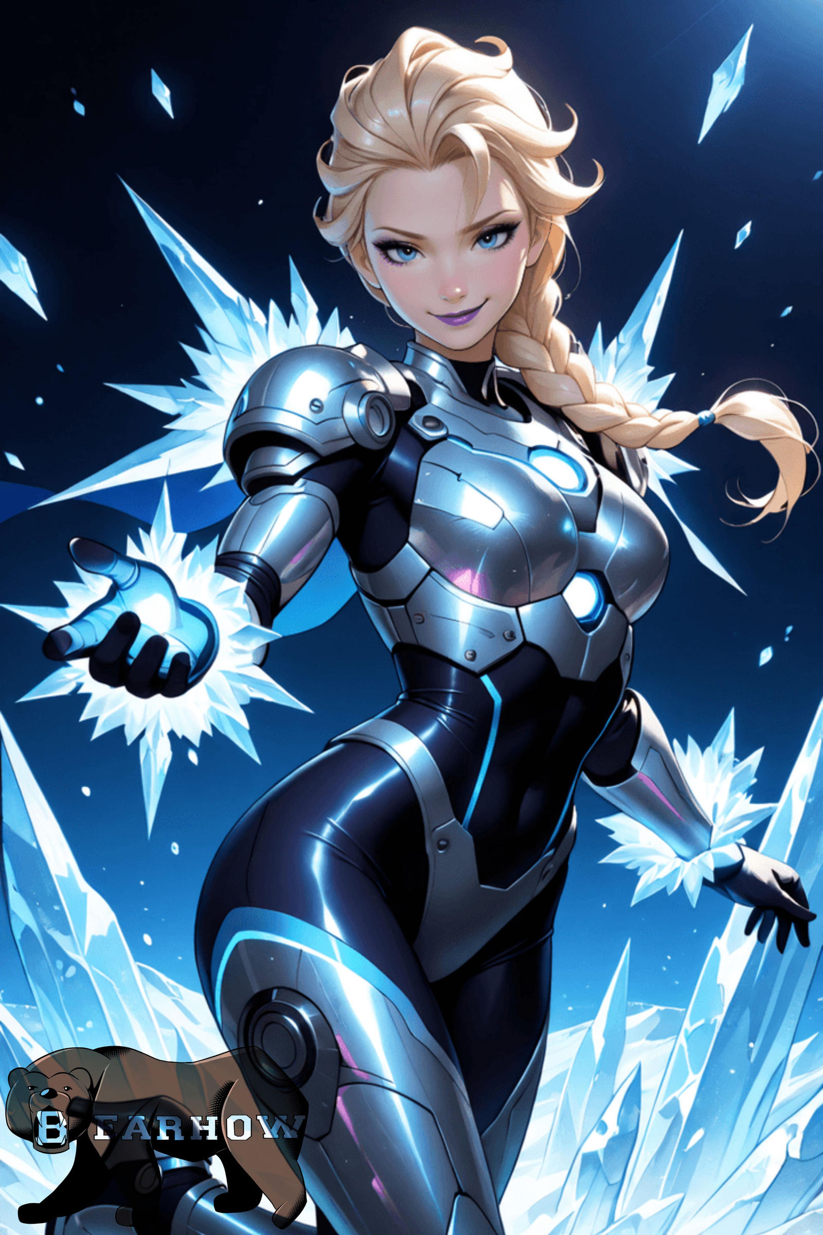 Iron Elsa Deviantart Iron Elsa 2 by bearhow on DeviantArt