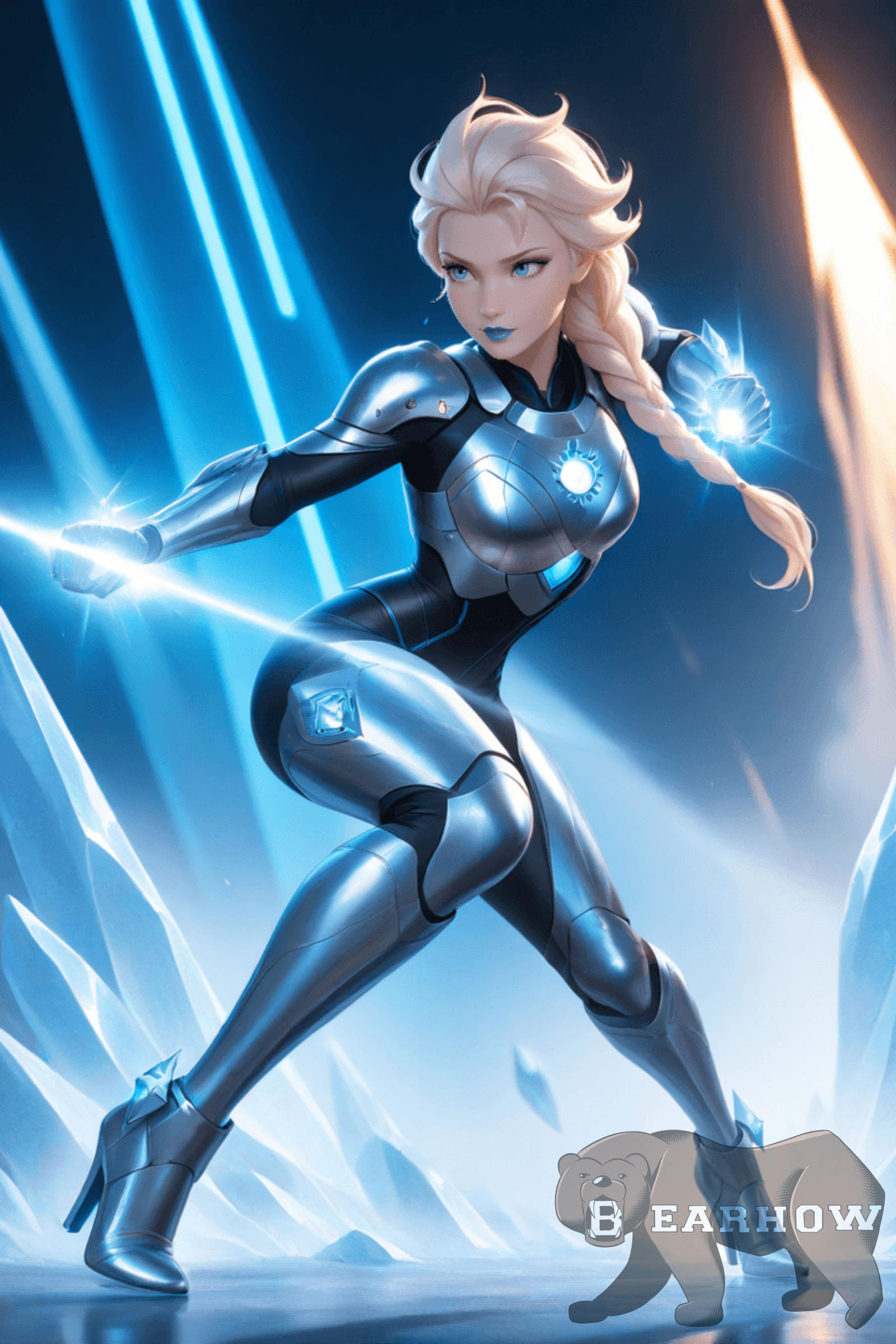 Iron Elsa Deviantart Iron Elsa by bearhow on DeviantArt