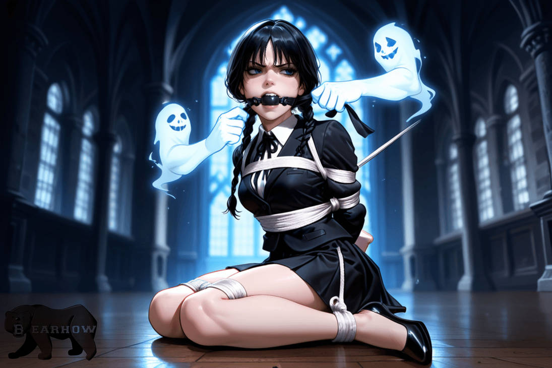 Wednesday Addams Rope Wednesday Addams, Bound 11 by bearhow on DeviantArt