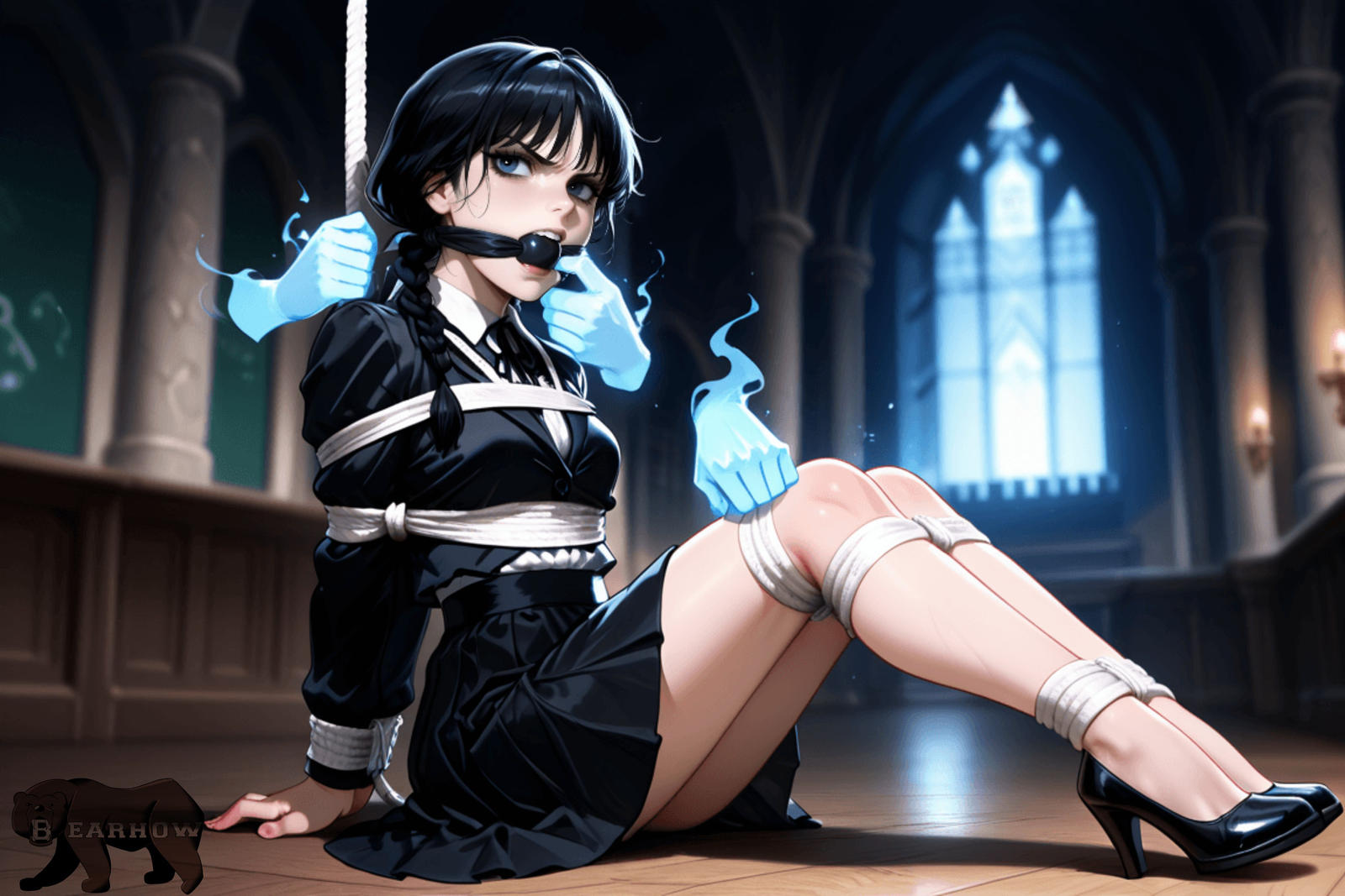 Wednesday Addams Rope Wednesday Addams Bound 12 by bearhow on DeviantArt