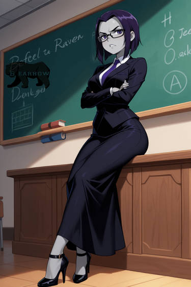 Raven Rector School Teacher, Raven 6 by bearhow on DeviantArt