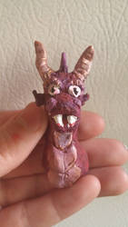 Clay magnet (dragon)