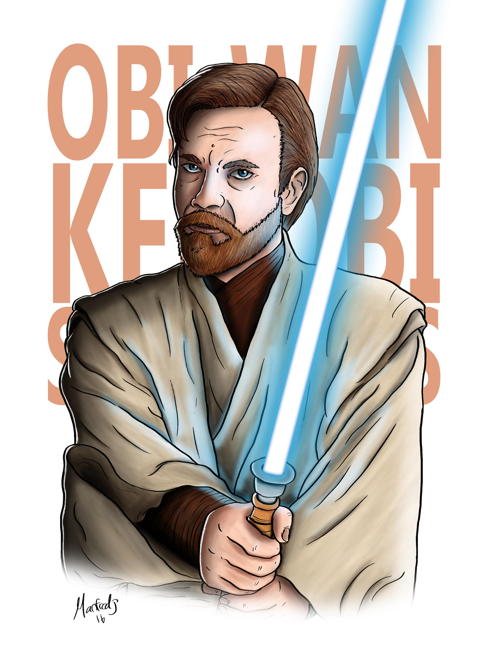 Obi-Wan Kenobi by Manfr3di on DeviantArt