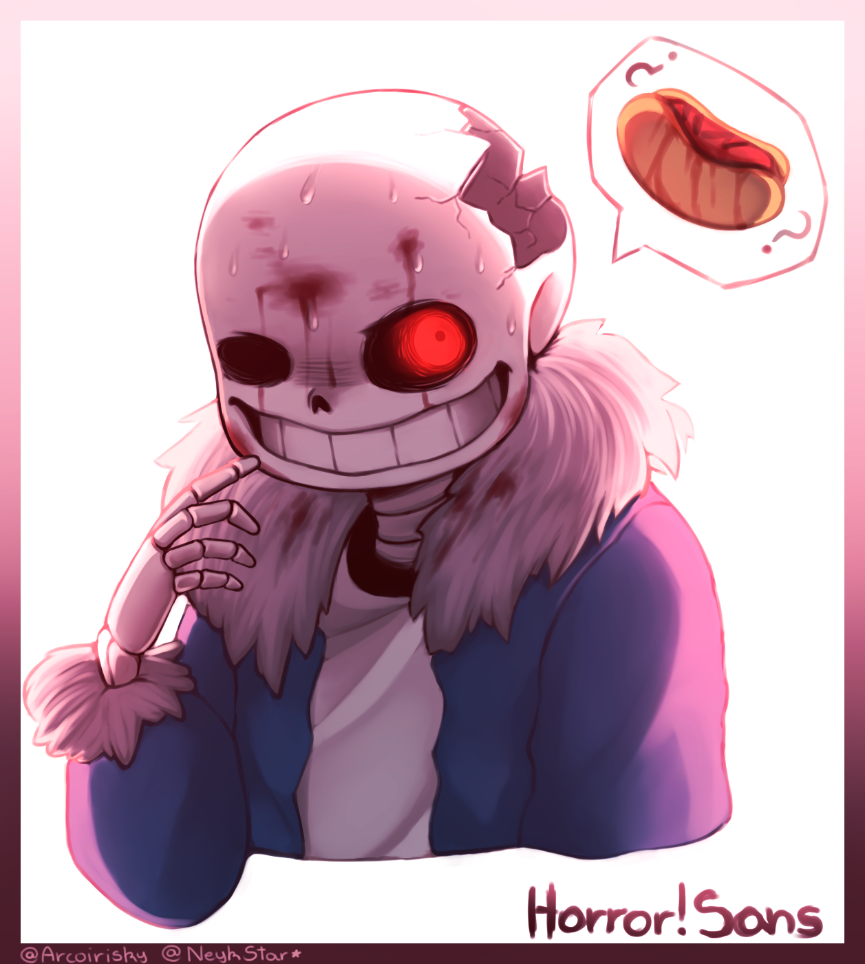 Collab: Horror!Sans by NeykStar on DeviantArt