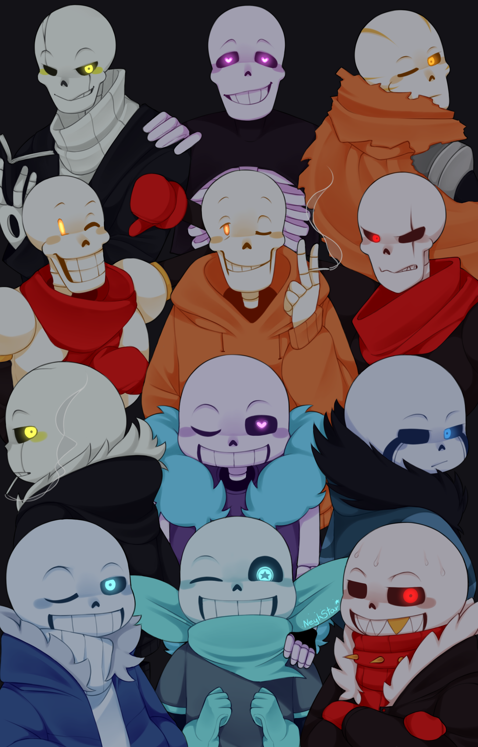 Bedtime Shenanigans (AU Sans x Reader/AU Papyrus x Reader)