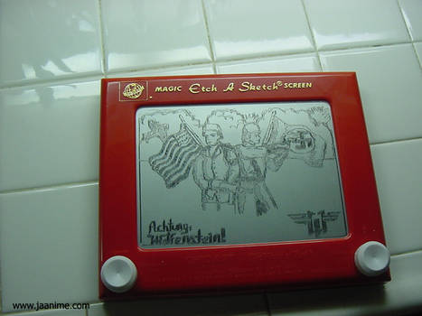 Wolfenstein Etch-a-Sketch