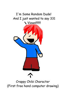 331 Page Views + crappy chibi