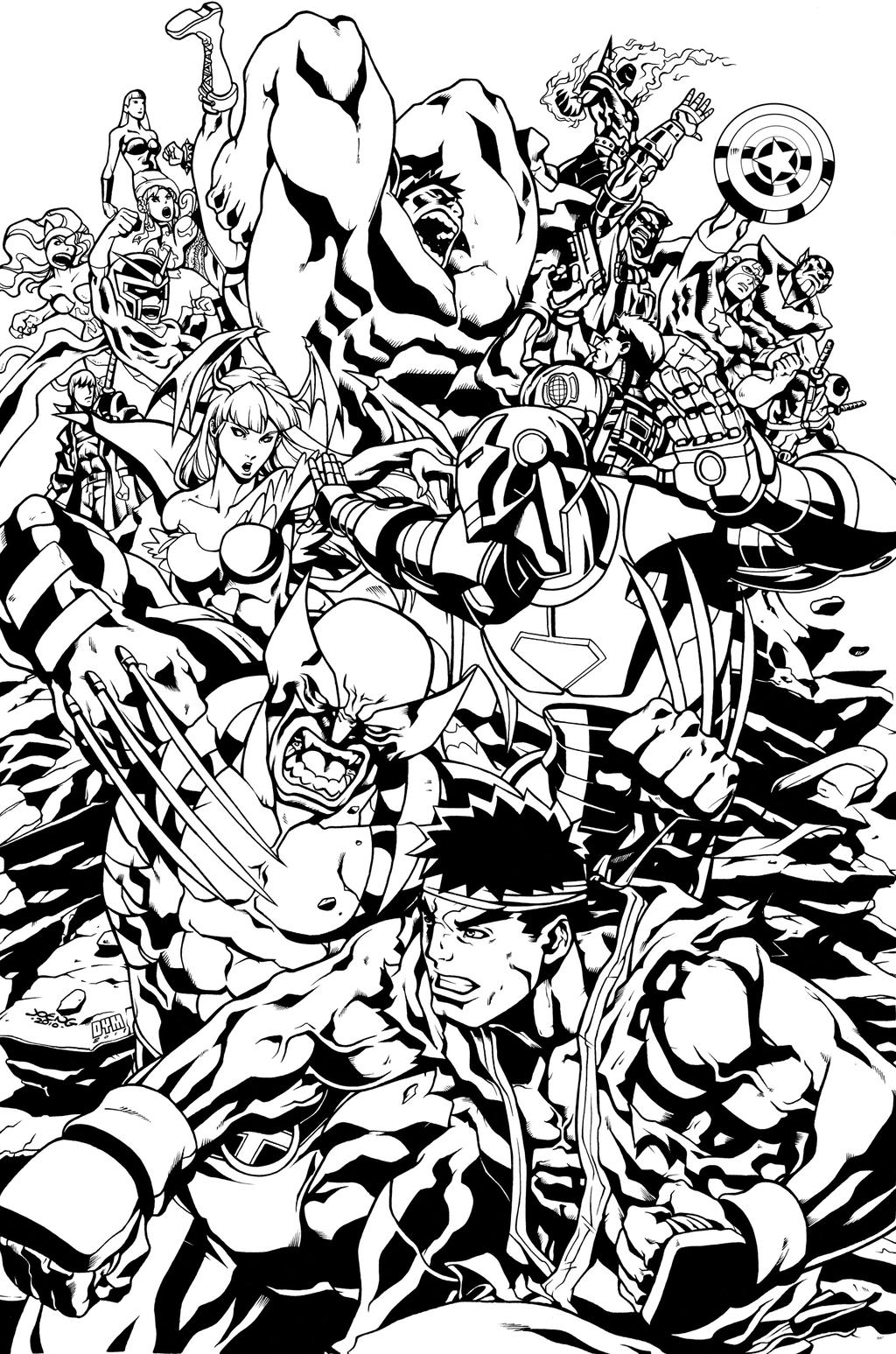 MARVEL vs 3 by dymartgd on DeviantArt