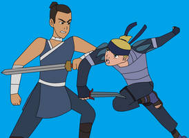 Sokka vs Soskke by vivtoharleyquinn