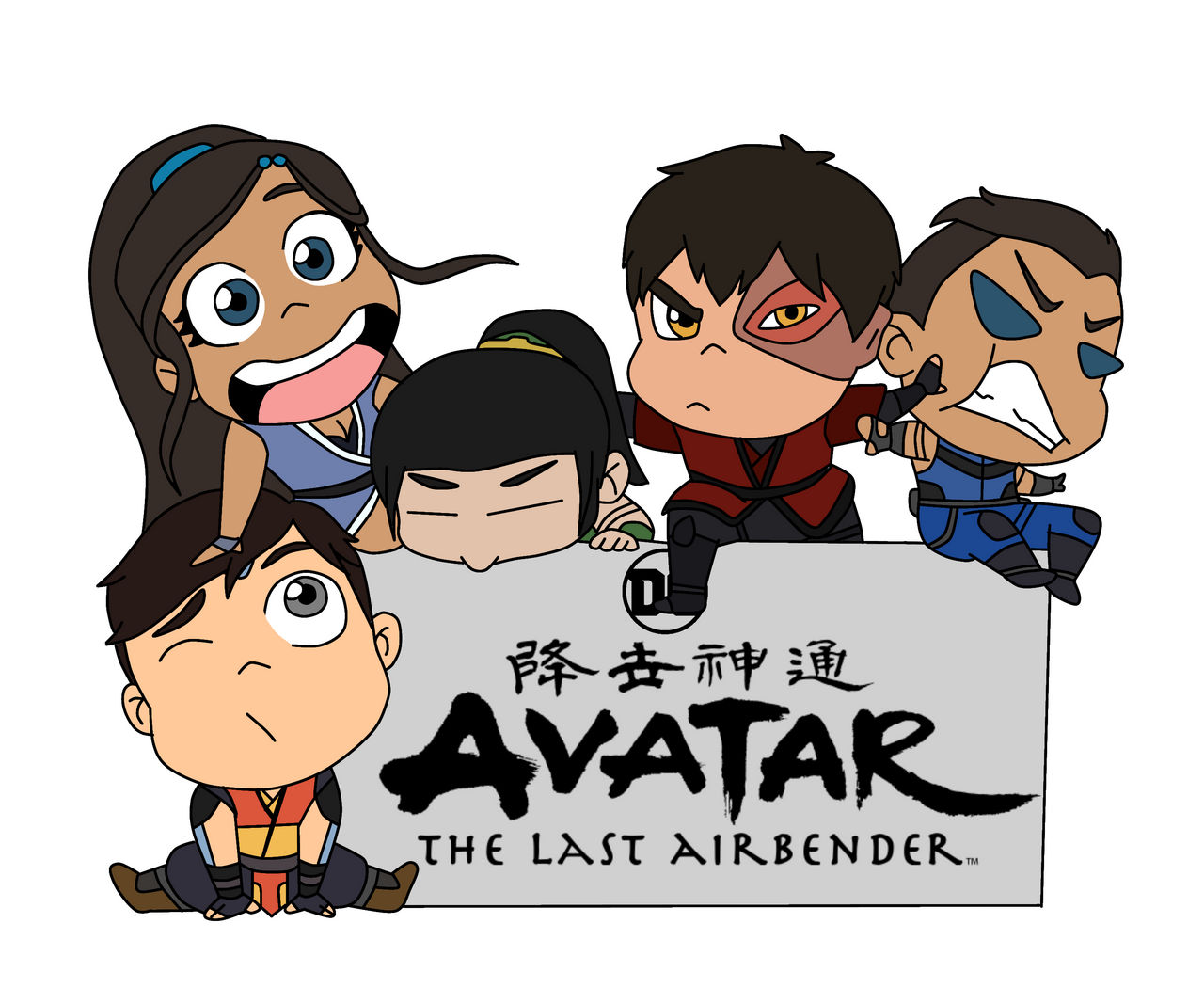 Deviantart Atla ATLA DC Chibi by vivtoharleyquinn on DeviantArt