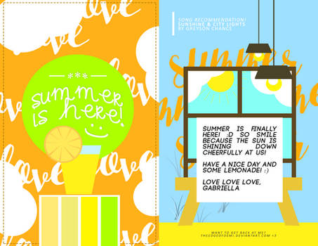#SummerCardProject by TheEdgeOfDemi