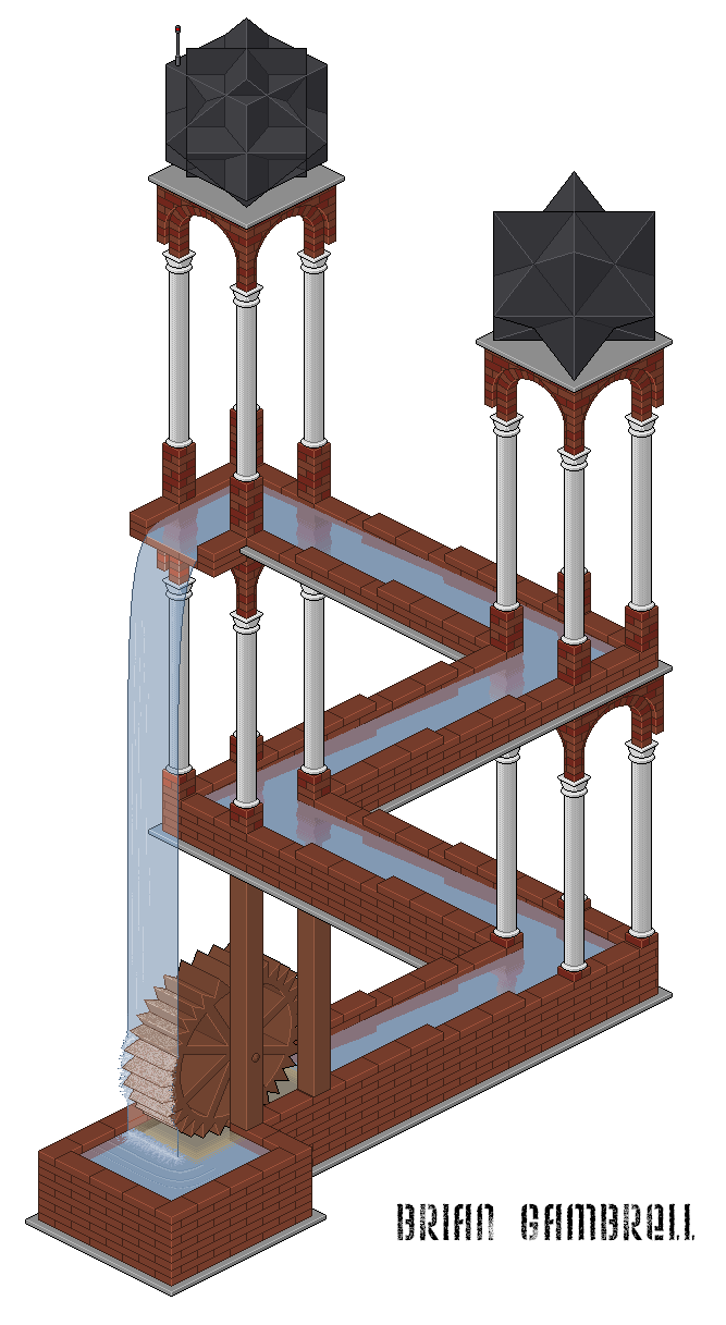 Escher's Waterfall