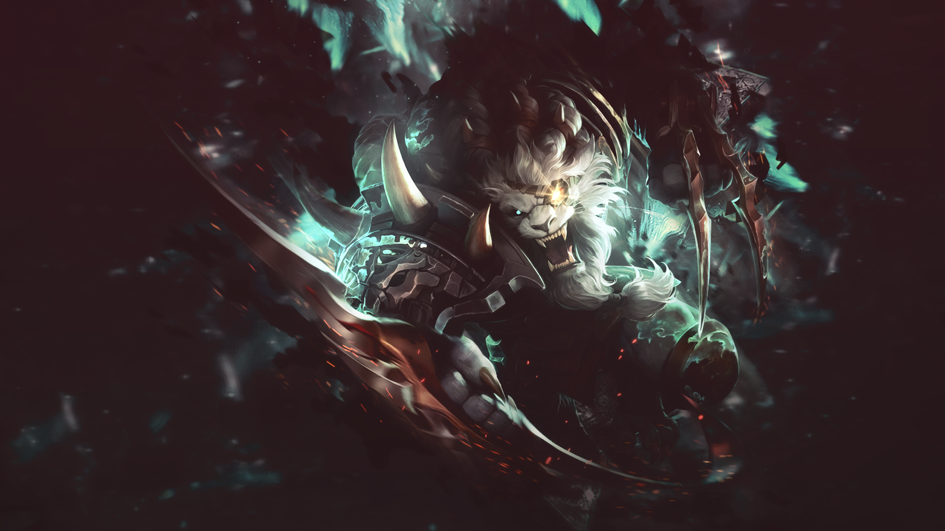 league of legends rengar wallpaper by