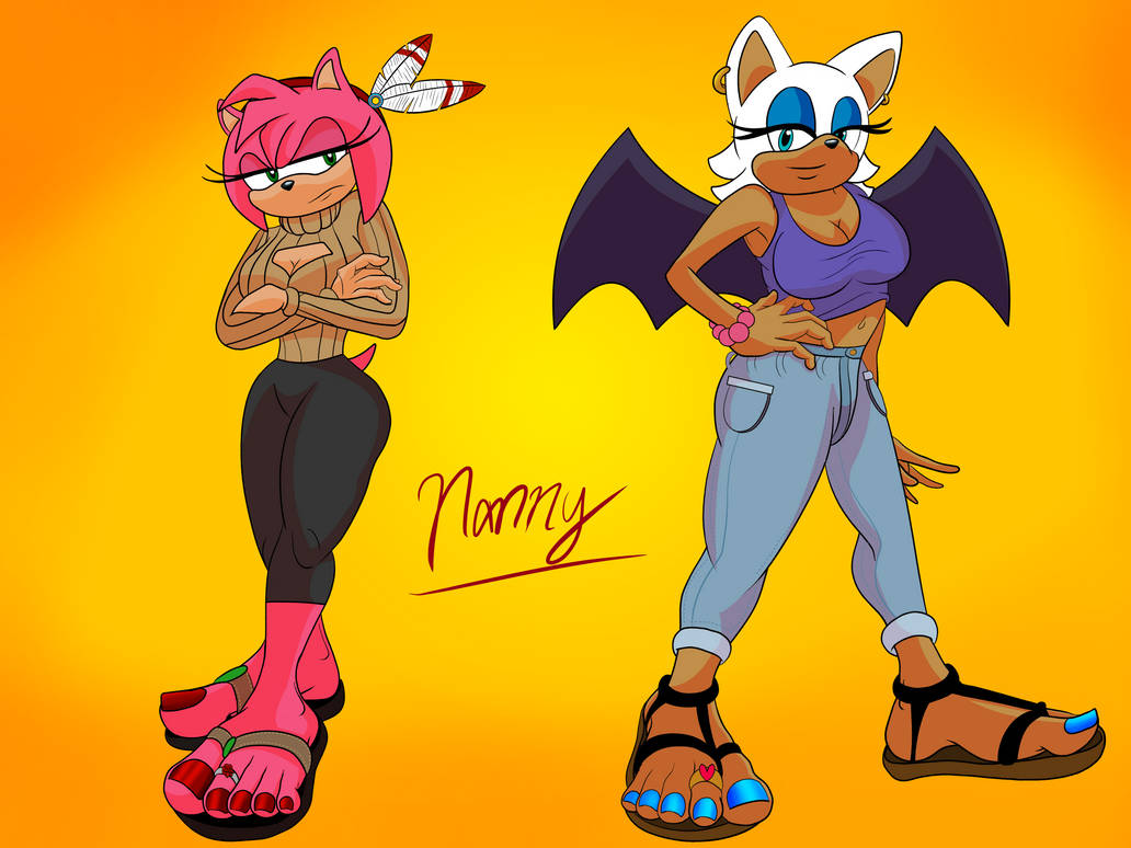 Amy Rouge Sus Amy and Rouge by NannyMcFeet on DeviantArt