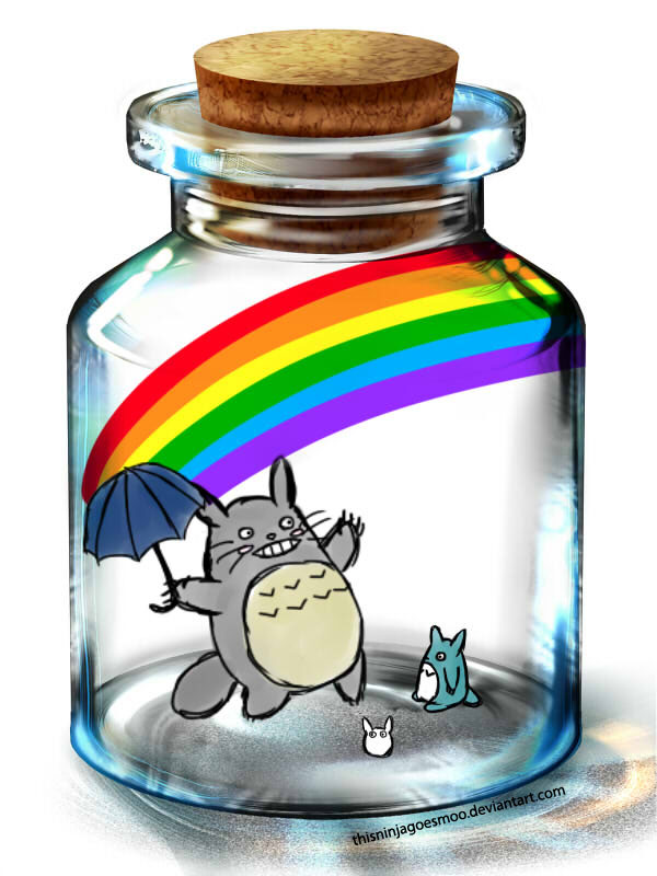 Totoro in a Bottle ^_^