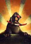 Samurai Beaver by blazi76