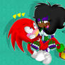 Admit it echidna, I'm stronger than you! Knuxophie