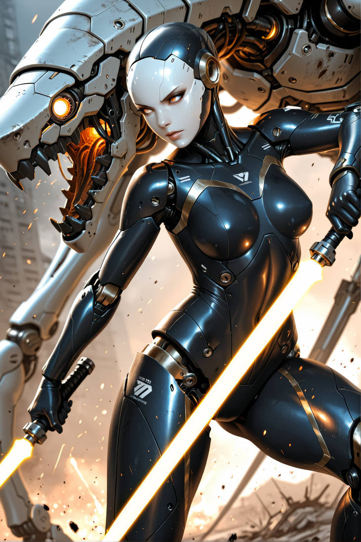 Goth Android Woman Android girl by Even1991 on DeviantArt