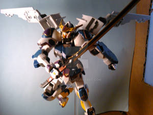 Gundam Cygnus Barbatos (wings open with sword)