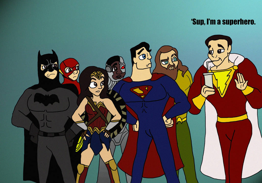 Does Shazam Join The Justice League Shazam Meets the Justice League by Hyzenthlay-Rose on DeviantArt