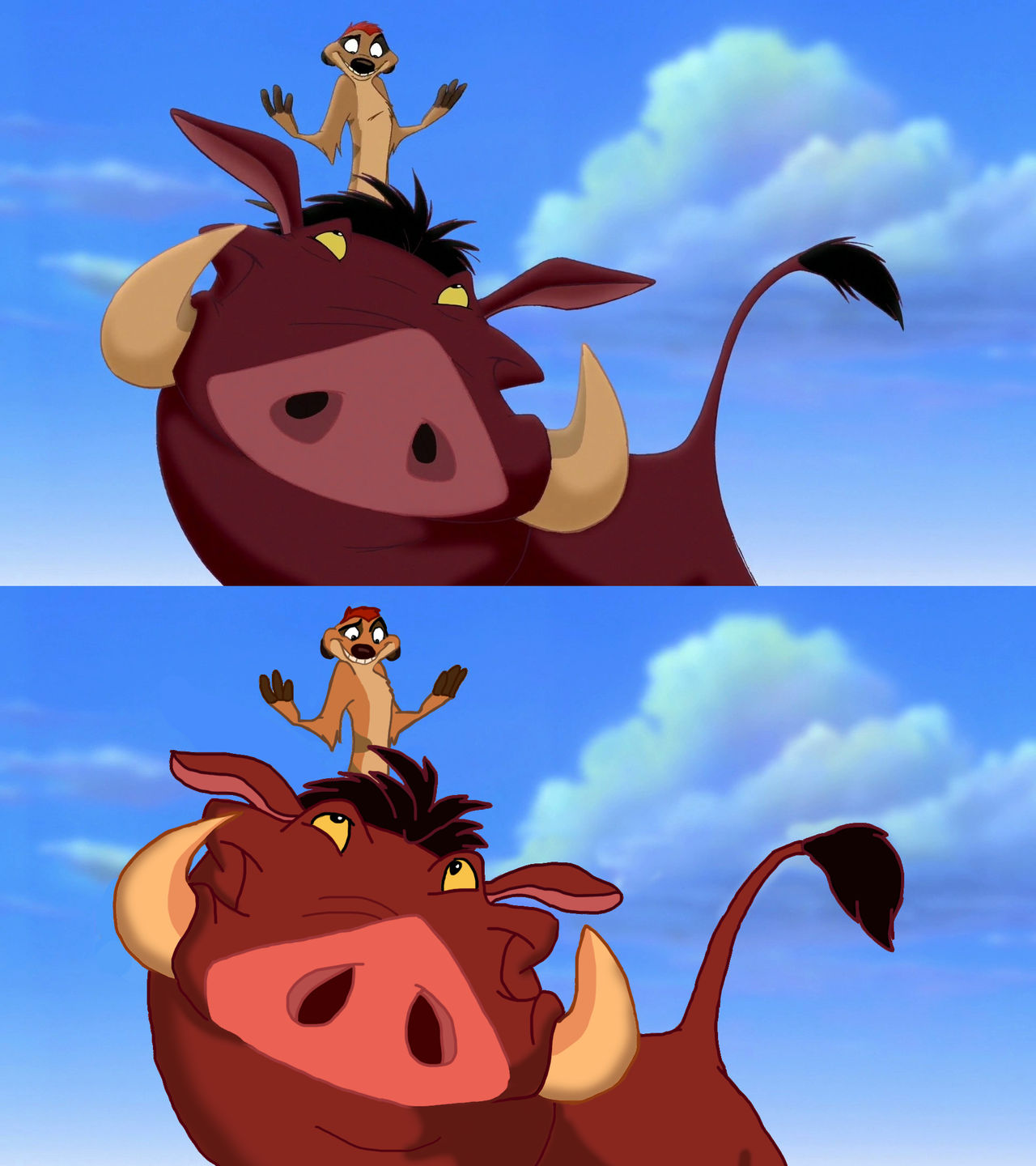 Lion King Characters Timon And Pumbaa