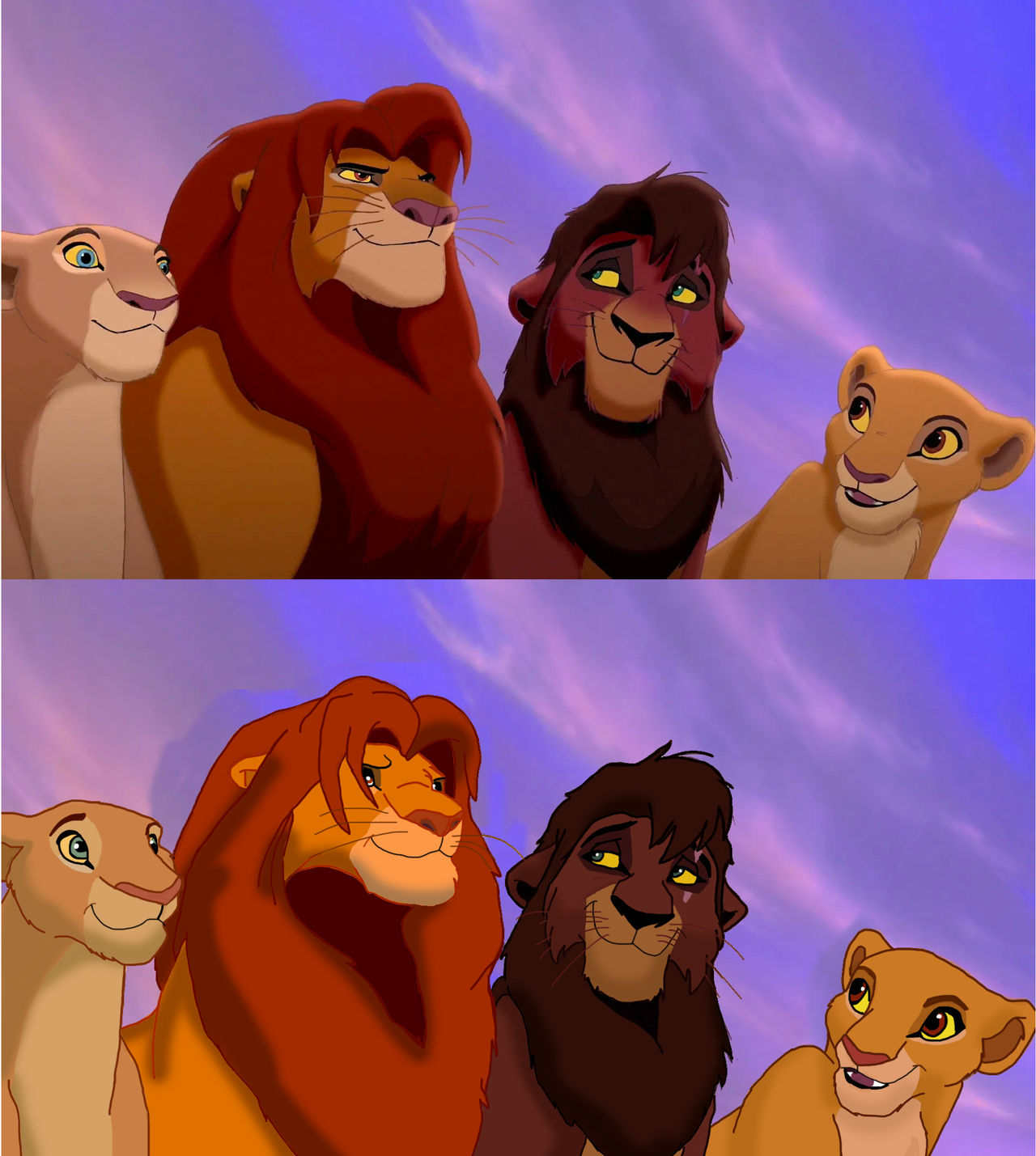 Simba's Realization Simba's Pride Redraw: Group by Hyzenthlay-Rose on DeviantArt