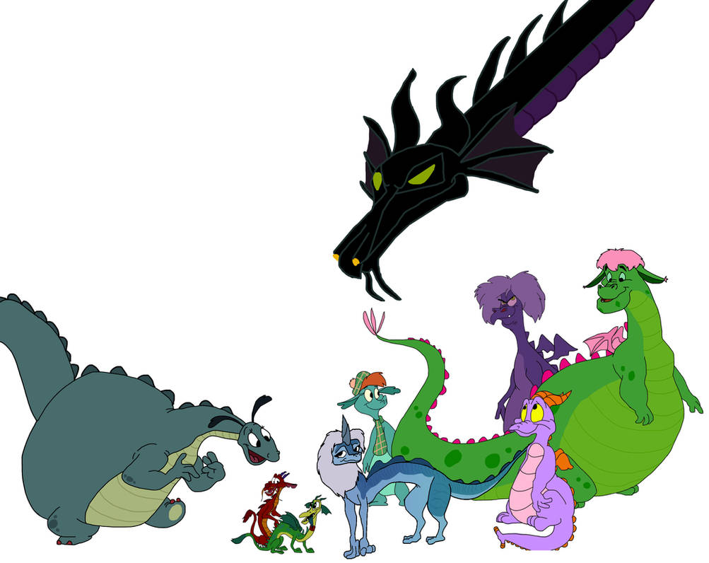 Disney Dragons by Hyzenthlay-Rose on DeviantArt