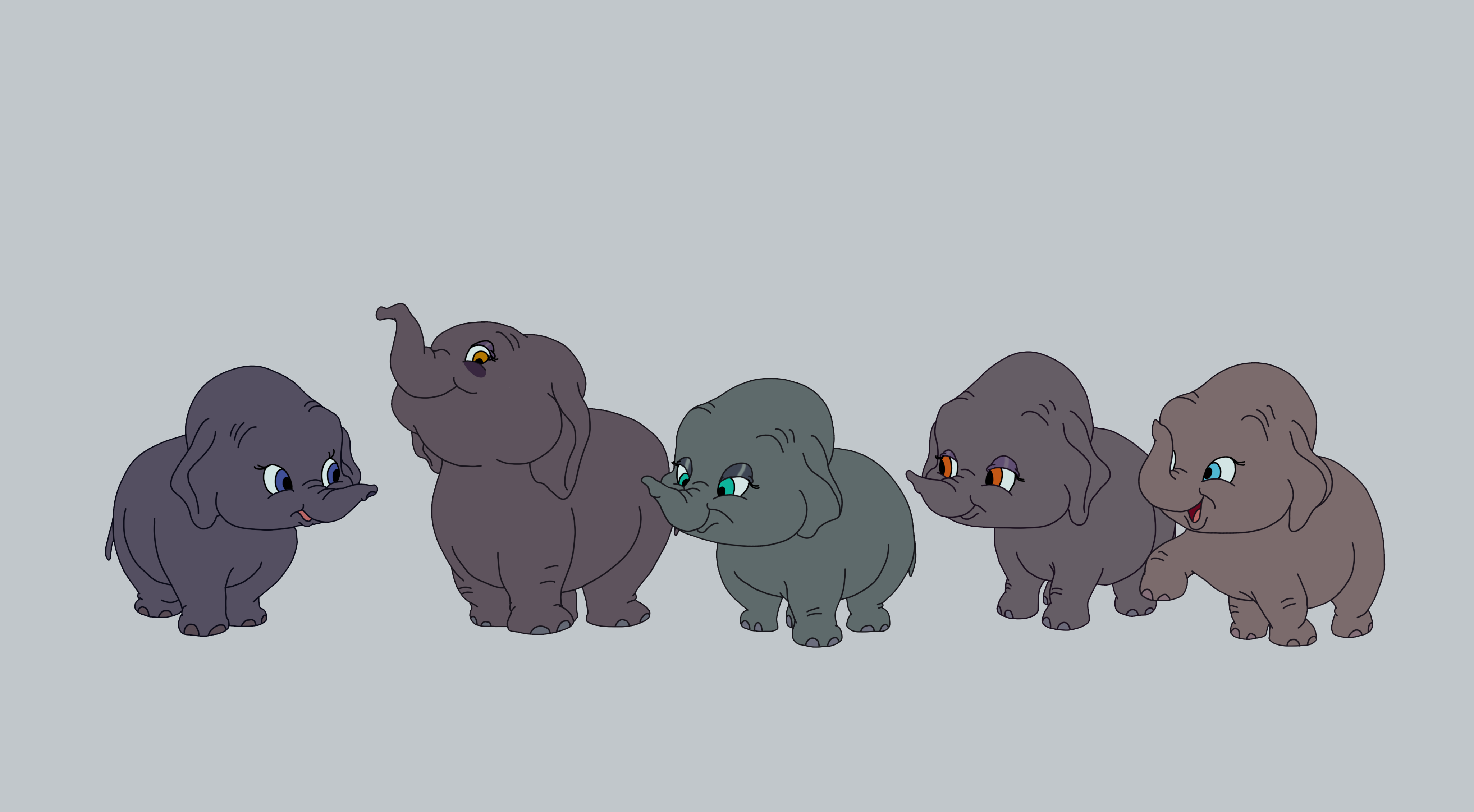 Mlp Elephant Deviantart Baby Circus Elephants by Hyzenthlay-Rose on DeviantArt