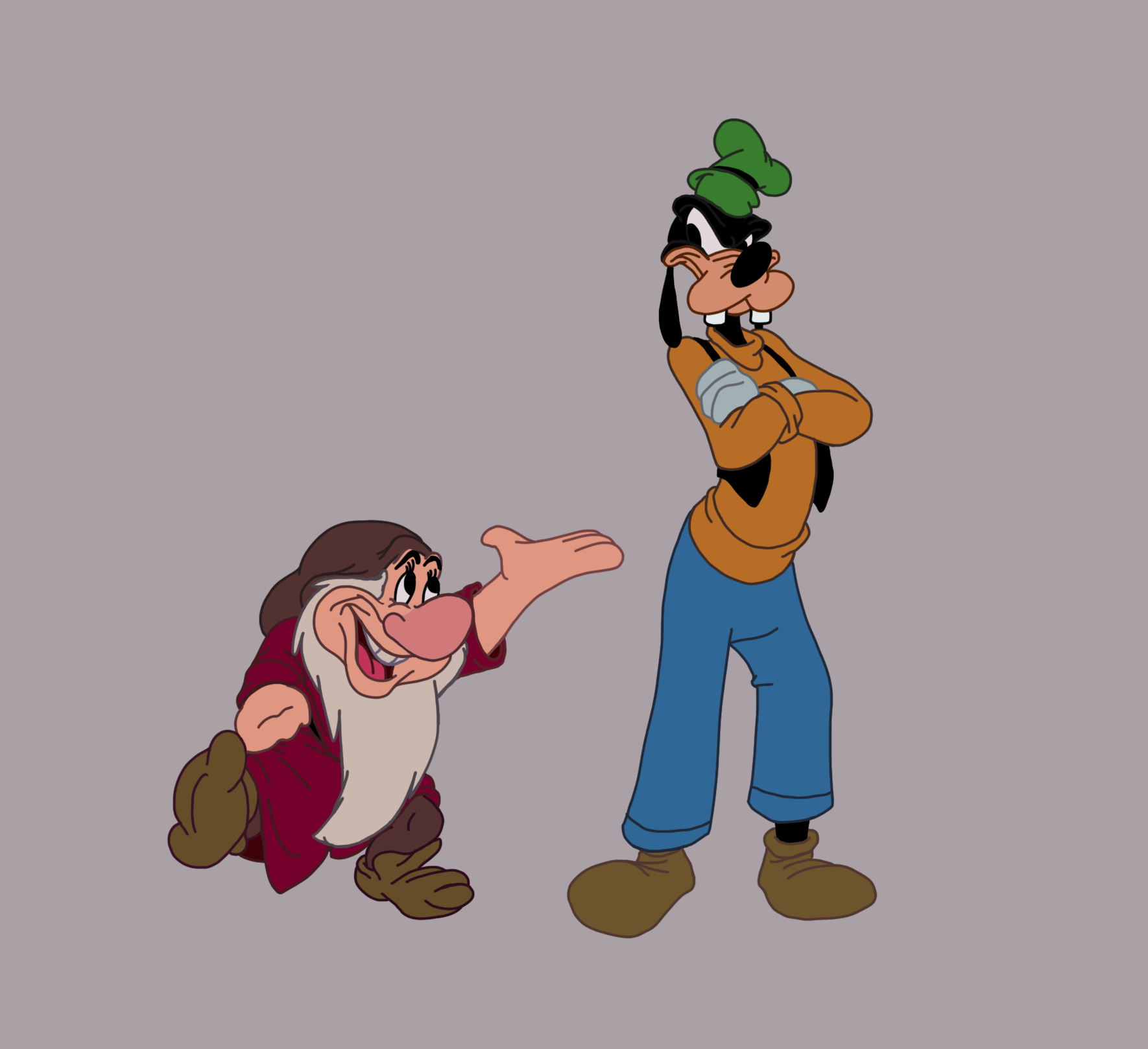 Goofy Grumpy The Grump and the Goof by Hyzenthlay-Rose on DeviantArt