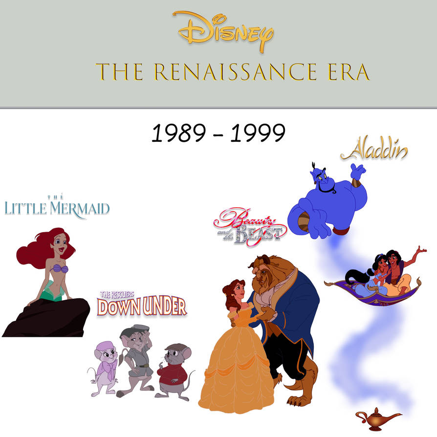 Disney Renesance Disney's Renaissance Era by Hyzenthlay-Rose on DeviantArt