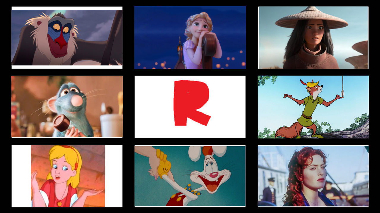 From Characters R. List Tess' Favorite R Characters by TessLC1998 on DeviantArt