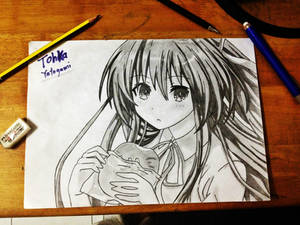 Date a live - Tohka Yatogami - Eating