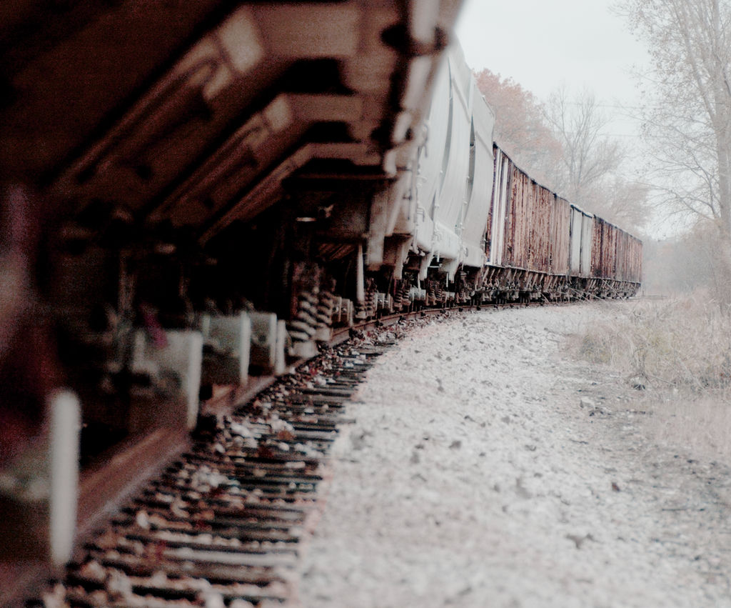 derelict train - Hillsdale