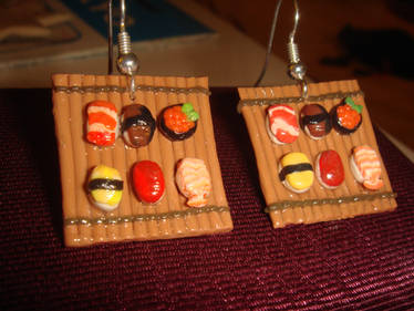 Sashimi Sushi Earrings