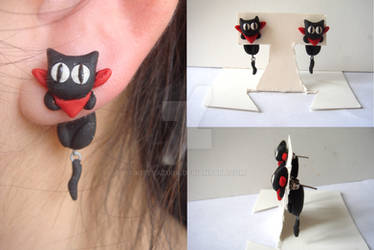 Clinging Sakamoto Earrings prototype