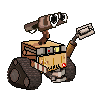 Wall-E Pixel Art