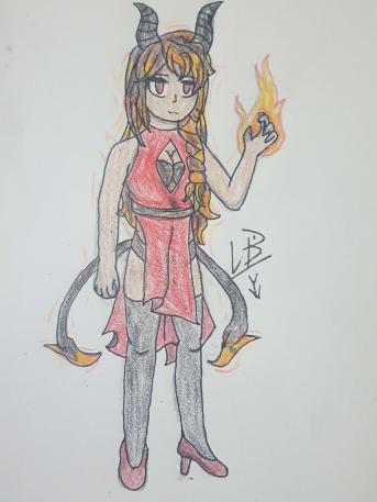 Artfight 2023: Silmara Lucifer (Zenith_Draws)