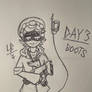 Inktober 2024: Day 3 Boots