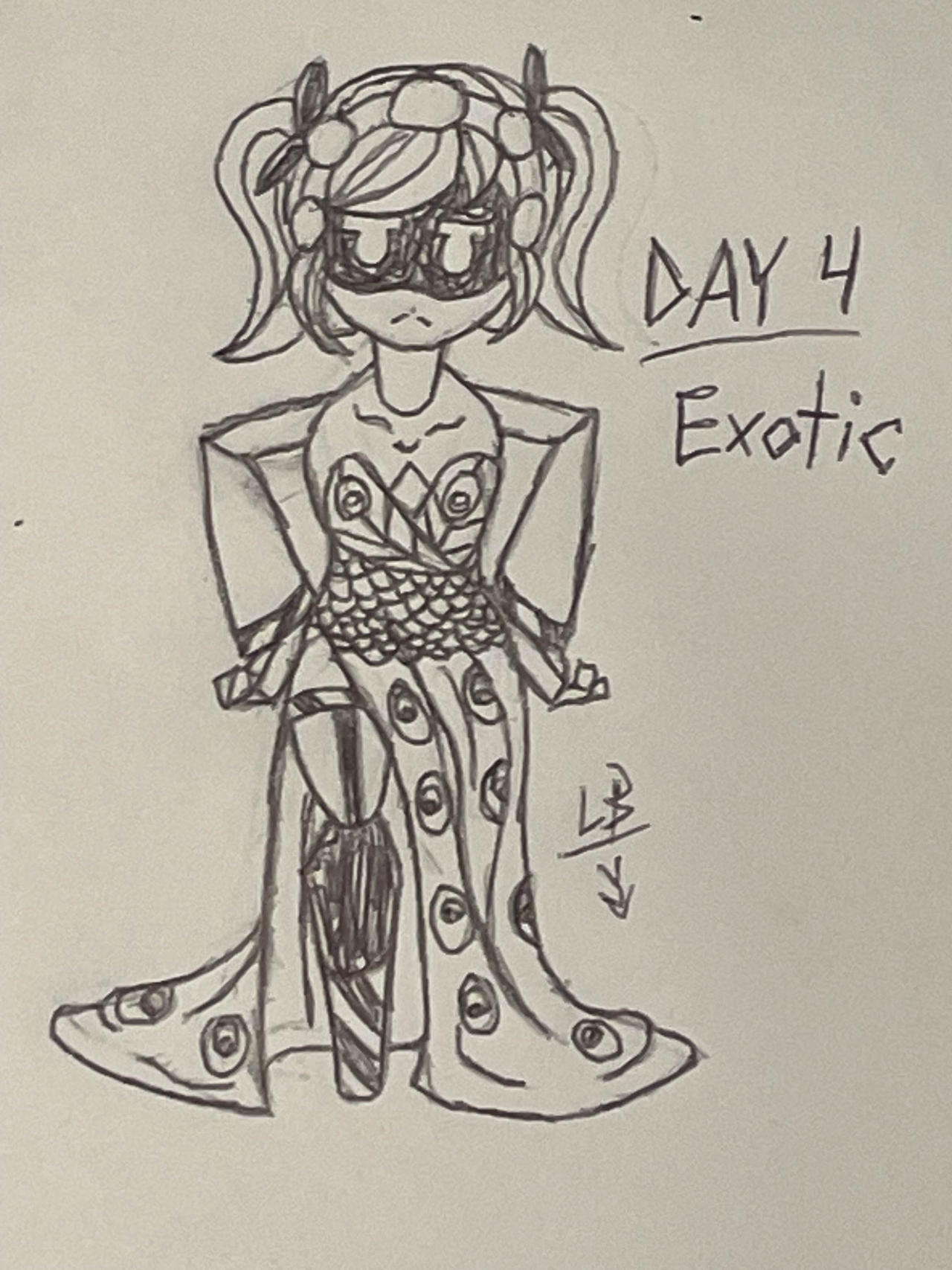 Inktober 2024: Day 4 Exotic