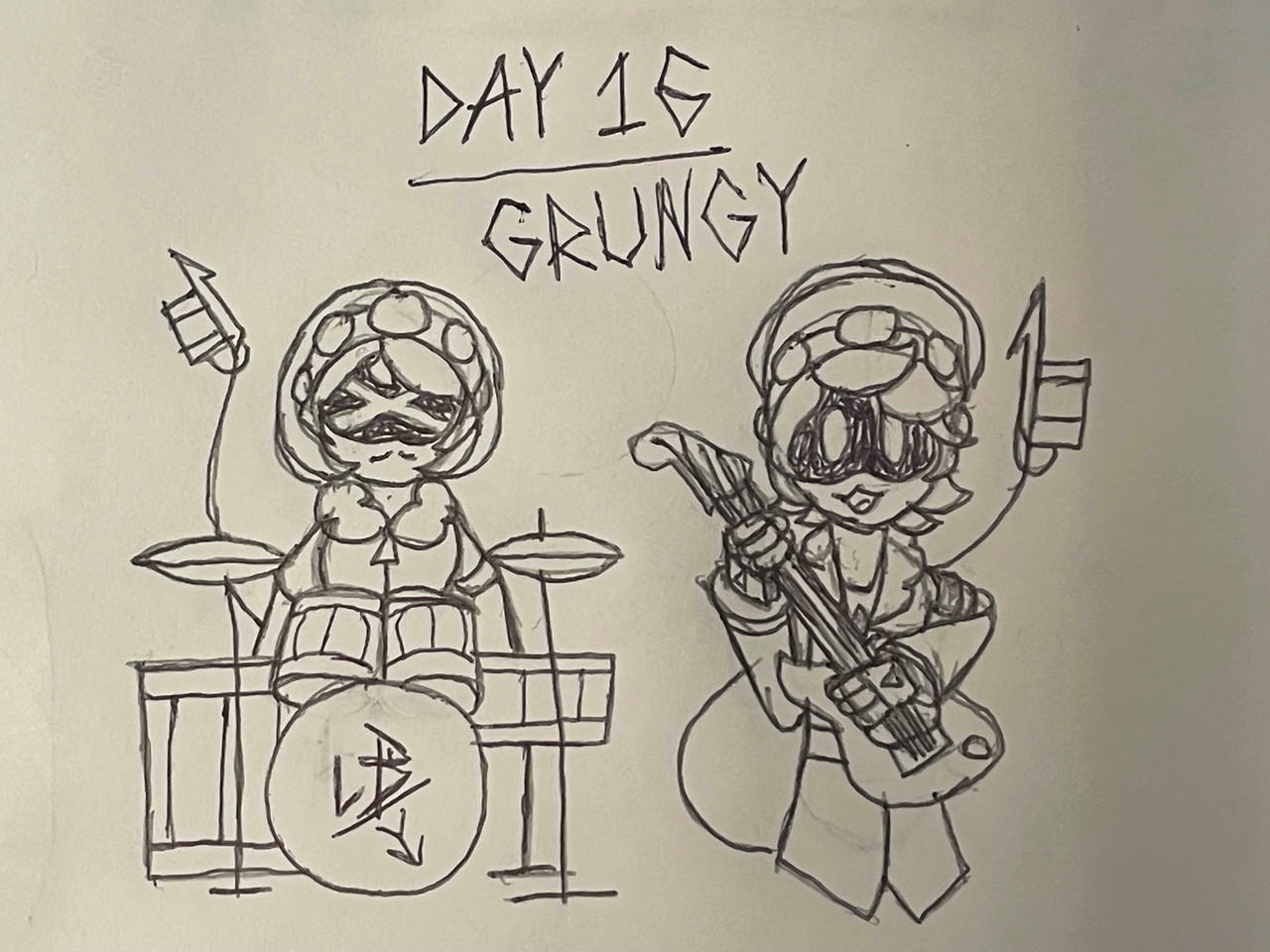 Inktober 2024: Day 16 Grungy