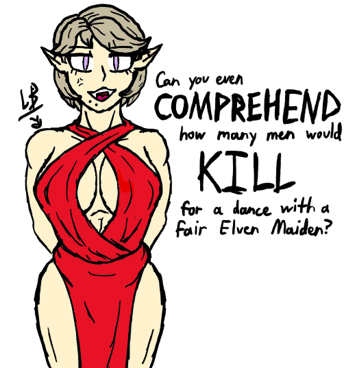 Murder Drones Fantasy AU: V in a Dress