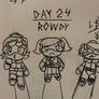Inktober 2025: Day 24 Rowdy