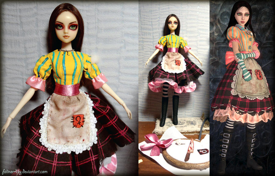 Alice Madness Return Custom OOAK Doll Stage 3