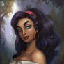 Esmeralda Disney Pictorial Painting Portrait