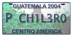 Chilero Car Plate