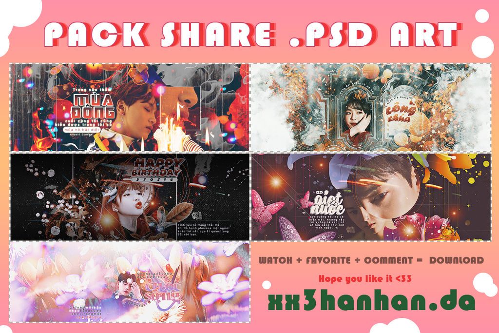 PACK SHARE PSD ARTWORK