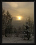 winter sunset by Eikka